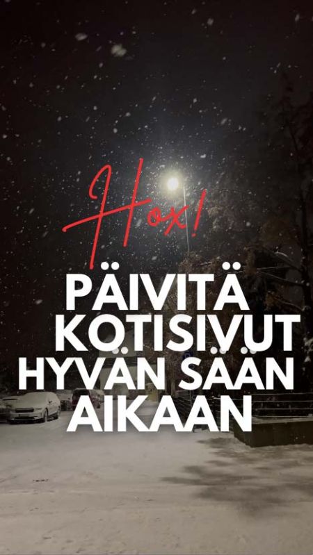 Päivitä kotisivut 